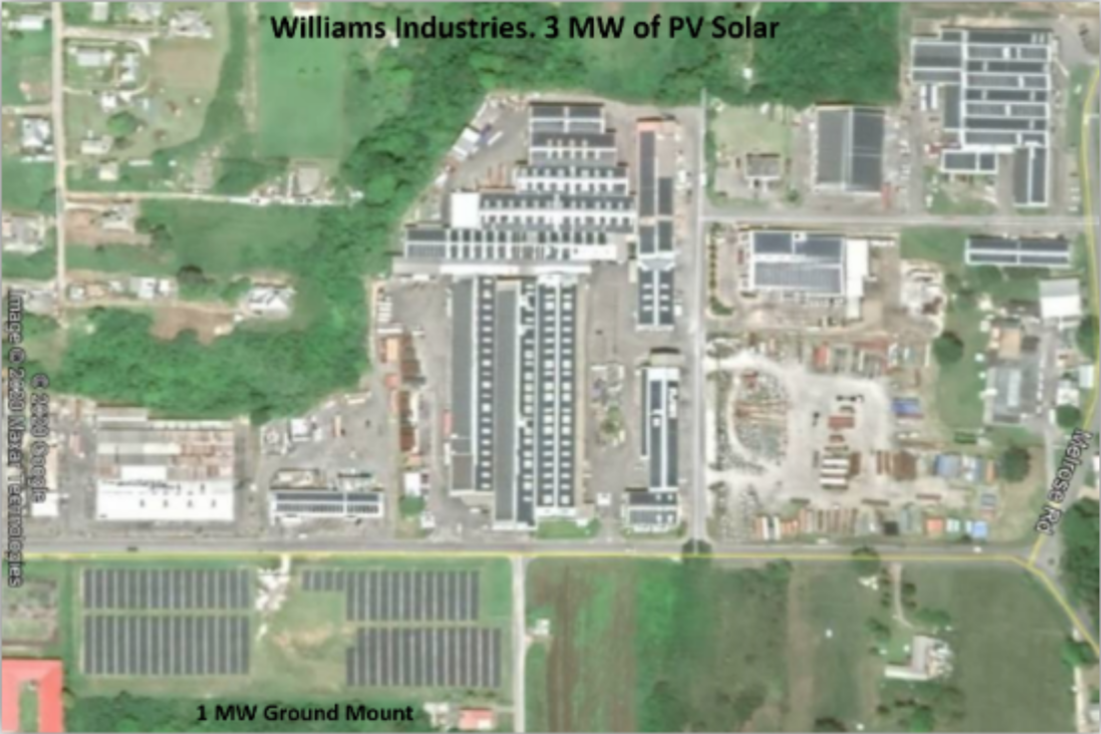 3 MW in Barbados Williams Industries